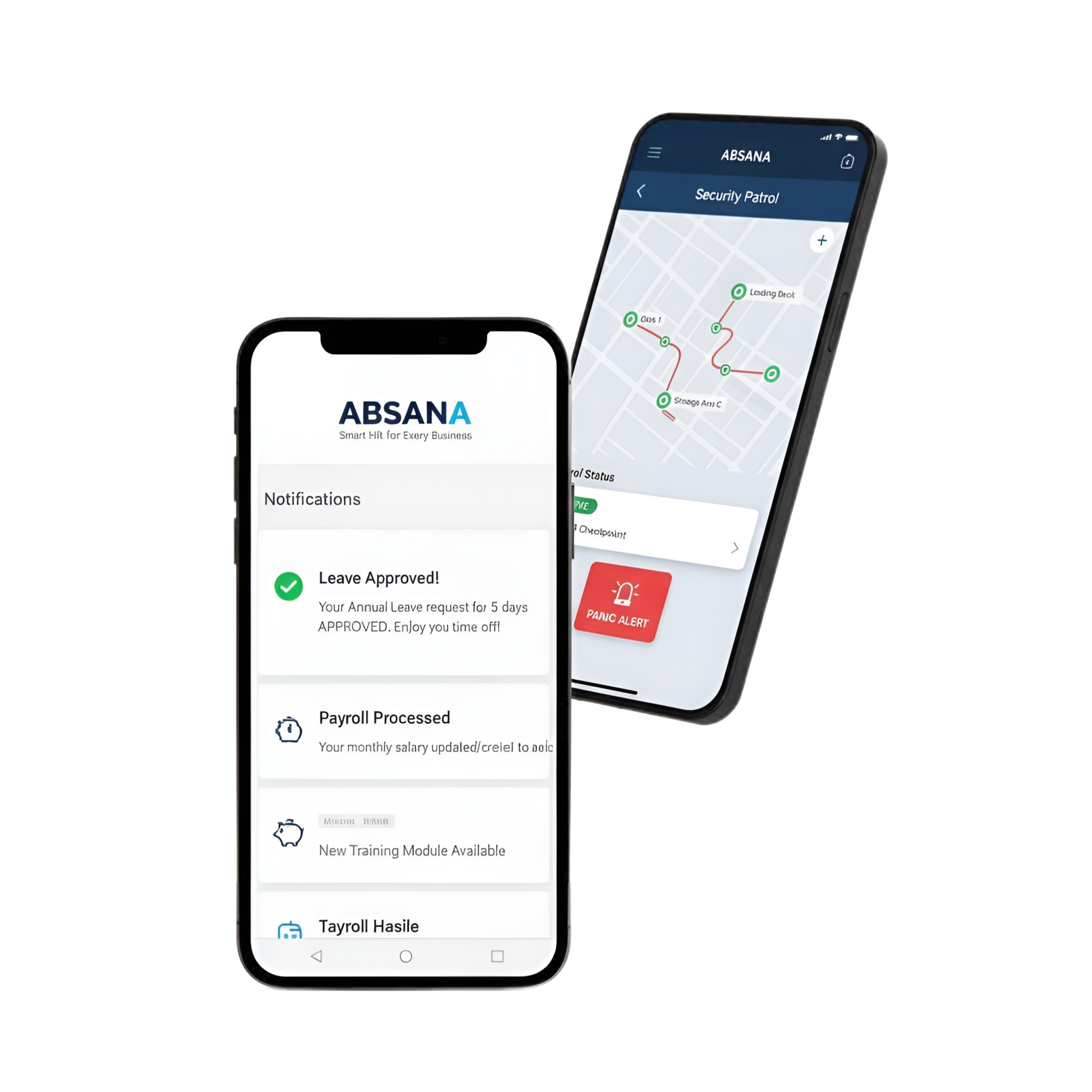 ABSANA Mobile App - HR Management on the Go